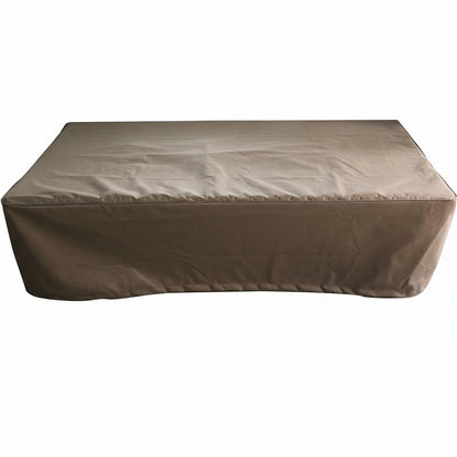 Hampton Fire Table Outdoor Fire Pit 56" X 32" Cast Concrete Firepit